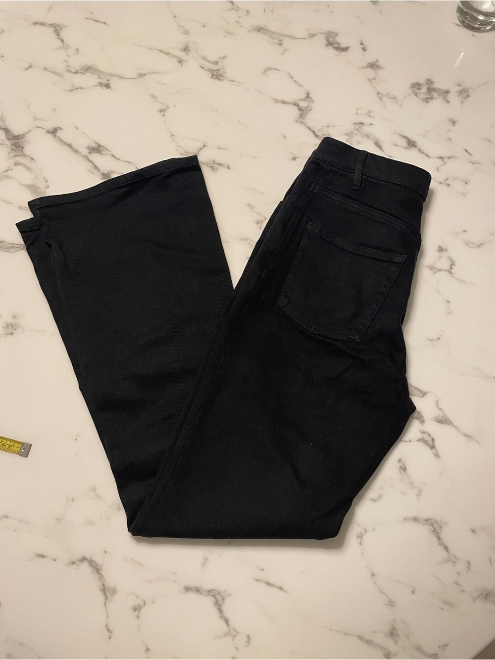 Wilfred Black cropped bootcut - Sleek Slim Profile denim